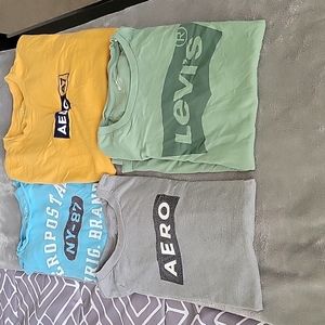 Aero and Levi's T-shirts